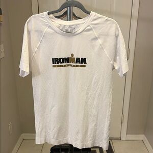 Iron Man White Finisher Short Sleeve T-Shirt